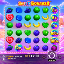 Betalice - Sweet Bonanza slot igra - Sladka kaskadna slot igra