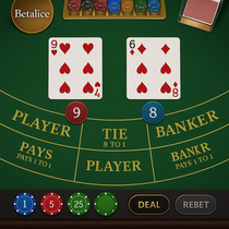 Betalice - Baccarat mizna igra - Elegantna casino igra