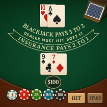 Betalice - Blackjack mizna igra - Klasična casino igra